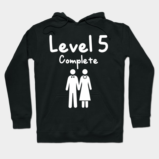 Level 5 Complete 5er Anniversaire Mariage Hoodie by Iconic Design